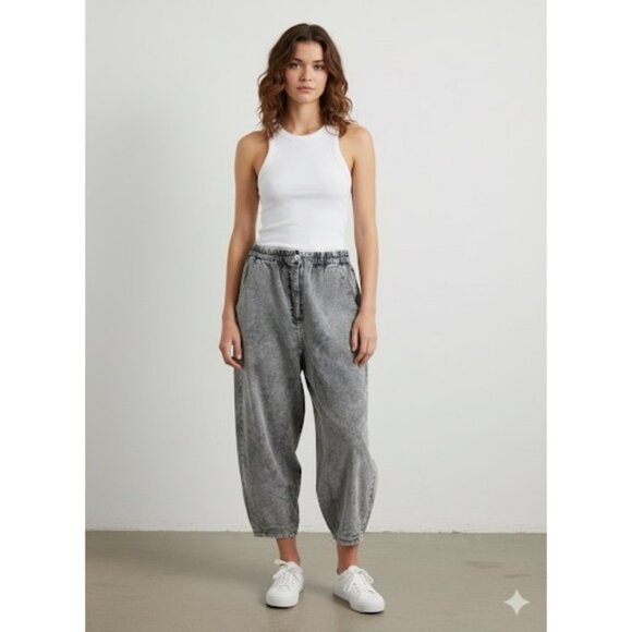 NWT Rachel Comey Seyer Barrel Leg Pant Peach Acid Wash-sz 12 - Picture 1 of 11